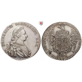 Brandenburg-Preussen, Königreich Preussen, Friedrich II., Taler 1766, f.st