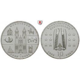 Bundesrepublik Deutschland, 10 Euro 2005, Magdeburg, A, bfr., J. 515