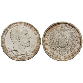 Deutsches Kaiserreich, Schwarzburg-Sondershausen, Karl Günther, 2 Mark 1905, st, J. 169b