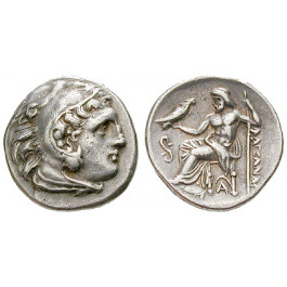 Makedonien, Königreich, Alexander III. der Grosse, Drachme 323-317 v.Chr., ss