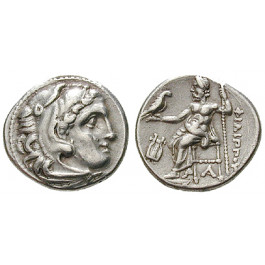 Makedonien, Königreich, Philipp III., Drachme 323-319 v.Chr., ss+