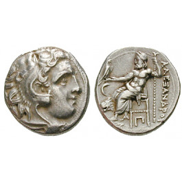 Makedonien, Königreich, Alexander III. der Grosse, Drachme 310-301 v.Chr., ss-vz