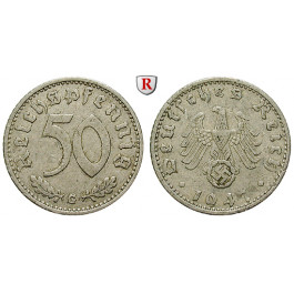 Drittes Reich, 50 Reichspfennig 1941, G, ss, J. 372