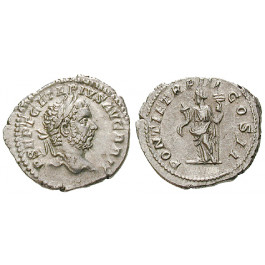 Römische Kaiserzeit, Geta, Denar 211, ss+