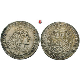 Brandenburg-Preussen, Kurfürstentum Brandenburg, Friedrich III., 2/3 Taler 1690, ss