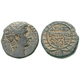 Römische Provinzialprägungen, Seleukis und Pieria, Antiocheia am Orontes, Augustus, Bronze 3-2 v.Chr., ss