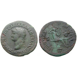 Römische Kaiserzeit, Nero, Dupondius 65, ss