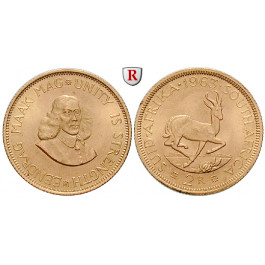 Südafrika, Republik, 2 Rand 1961-1983, 7,32 g fein, vz-st