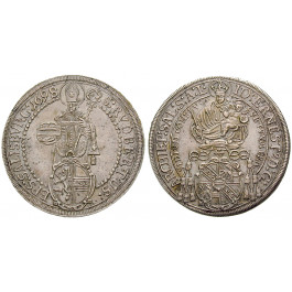 Salzburg, Bistum, Johann Ernst von Thun und Hohenstein, Taler 1698, vz