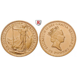 Grossbritannien, Elizabeth II., 25 Pounds seit 1987, 7,78 g fein, st