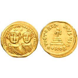 Byzanz, Heraclius, Solidus 629-631, ss-vz