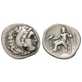 Makedonien, Königreich, Philipp III., Drachme 323-319 v.Chr., ss