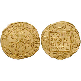 Niederlande, Zwolle, Dukat 1654, vz