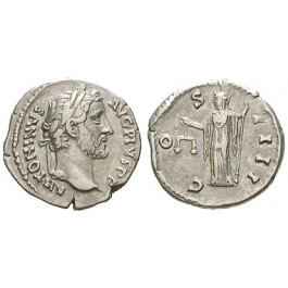 Römische Kaiserzeit, Antoninus Pius, Denar 145-161, ss