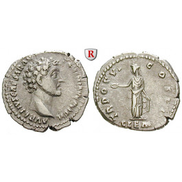 Römische Kaiserzeit, Marcus Aurelius, Caesar, Denar 151-152, ss
