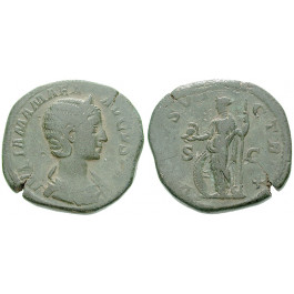 Römische Kaiserzeit, Julia Mamaea, Mutter des Severus Alexander, Sesterz um 235, ss