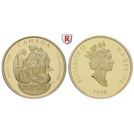 Kanada, Elizabeth II., 100 Dollars 1998, 7,78 g fein, PP