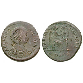 Römische Kaiserzeit, Aelia Flaccilla, Frau Theodosius I., Bronze 383-388, ss-vz