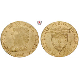 Kolumbien, Neugranada, 16 Pesos 1846, 23,63 g fein, ss