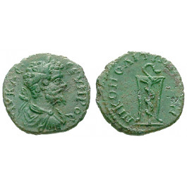 Römische Provinzialprägungen, Thrakien-Donaugebiet, Nikopolis am Istros, Septimius Severus, Bronze, ss