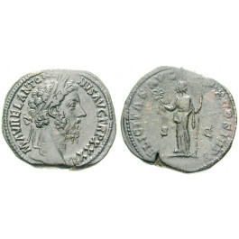 Römische Kaiserzeit, Marcus Aurelius, Sesterz 179, ss-vz/ss