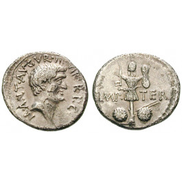 Römische Republik, Marcus Antonius, Denar 37 v.Chr., ss
