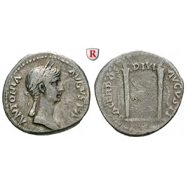 Römische Kaiserzeit, Antonia, Mutter des Claudius, Denar 41-45, ss+/ss