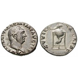 Römische Kaiserzeit, Vitellius, Denar April-Dez.69, ss-vz