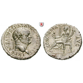 Römische Kaiserzeit, Vespasianus, Denar 70, st