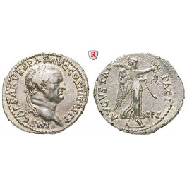 Römische Kaiserzeit, Vespasianus, Denar 70, vz+