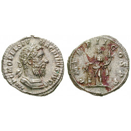 Römische Kaiserzeit, Macrinus, Denar 217, ss-vz