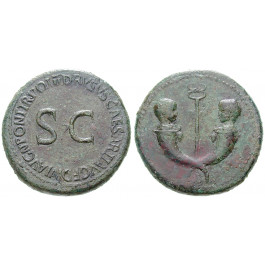 Römische Kaiserzeit, Drusus Junior, Sohn des Tiberius, Sesterz 22-23, ss