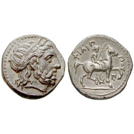 Makedonien, Königreich, Philipp II., Tetradrachme 323-315 v.Chr., f.vz