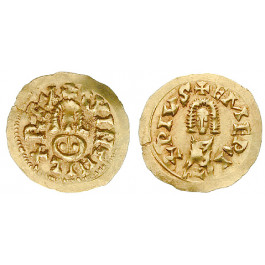 Westgoten, Suinthila, Tremissis 621-631, ss+