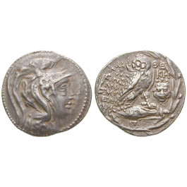 Attika, Athen, Tetradrachme 98/97 v.Chr., ss