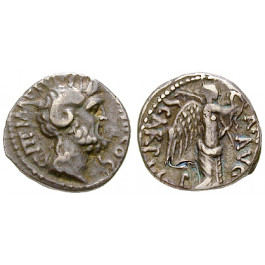 Römische Republik, Marcus Antonius, Denar 31 v.Chr., ss