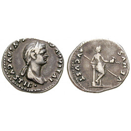 Römische Kaiserzeit, Julia Titi, Tochter des Titus, Denar 83, ss