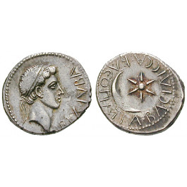 Mauretanien, Königreich, Juba II., Denar, ss+