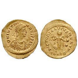 Byzanz, Justinian I., Tremissis, vz-st