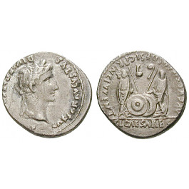 Römische Kaiserzeit, Augustus, Denar 2 v.-4 n.Chr., f.ss