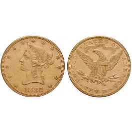 USA, 10 Dollars 1882, 15,05 g fein, f.vz
