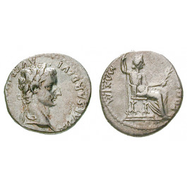 Römische Kaiserzeit, Tiberius, Denar 14-37, ss+