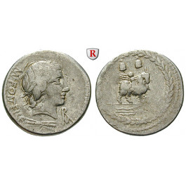 Römische Republik, Mn. Fonteius, Denar 85 v.Chr., f.ss