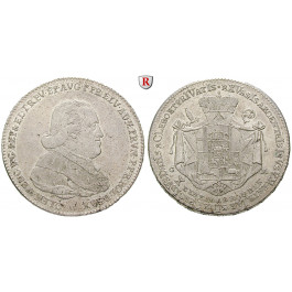 Trier, Bistum, Clemens Wenzeslaus von Sachsen, Konventionstaler 1794, vz