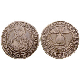 Braunschweig, Braunschweig-Wolfenbüttel, August der Jüngere, 1/4 Taler 1643, ss