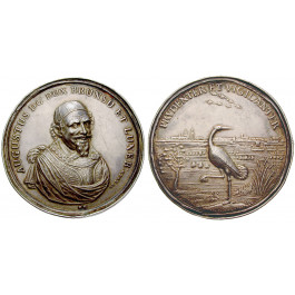 Braunschweig, Braunschweig-Wolfenbüttel, August der Jüngere, Silbermedaille 1666, vz