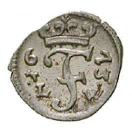 Braunschweig, Braunschweig-Calenberg-Hannover, Johann Friedrich, Einseitiger Pfennig 1673, vz+