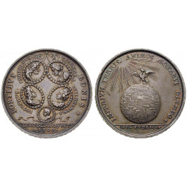 Römisch Deutsches Reich, Joseph I., Silbermedaille 1700, f.vz