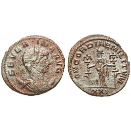 Römische Kaiserzeit, Severina, Frau des Aurelianus, Antoninian 274-275, vz