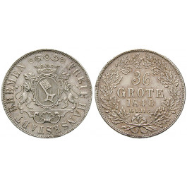 Bremen, Stadt, 36 Grote 1840, vz+